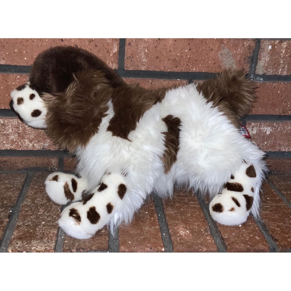 Douglas Cuddle Toys English Springer Spaniel Brown White Plush Dog #2027